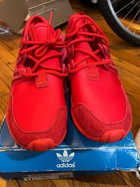 adidas Red Tubular Nova Sneakers